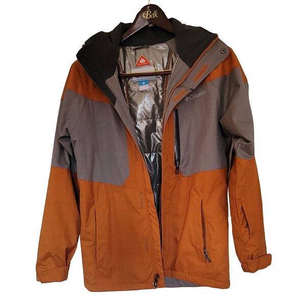New* COLUMBIA Men's Omni Heat Insulated Thermarator Waterproof Jacket Coat (S~M)